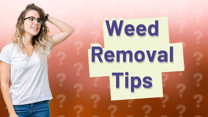 Weed Removal Tips