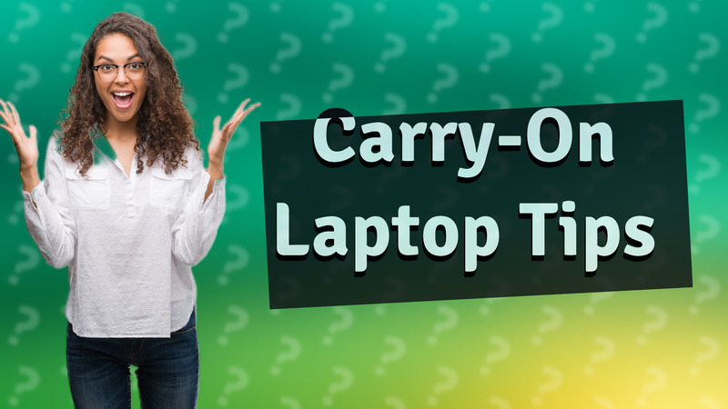 Carry-On Laptop Tips