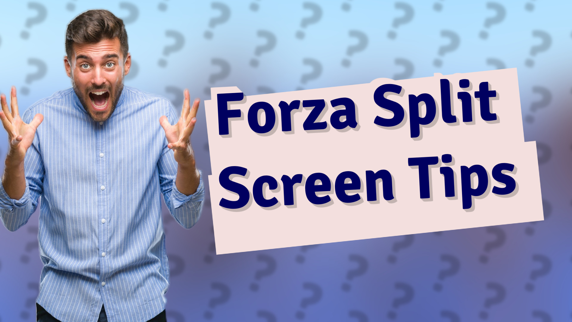 Forza Split Screen Tips