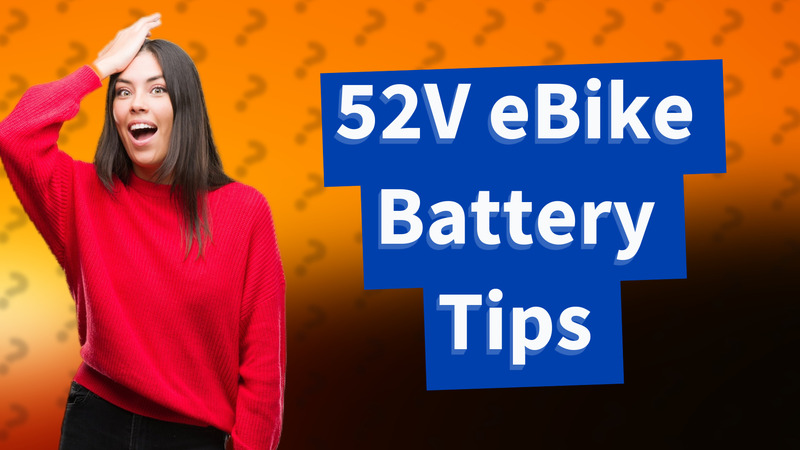 52V eBike Battery Tips