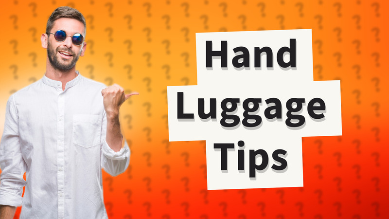 Hand Luggage Tips