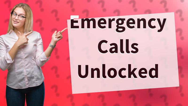 Emergency Calls Unlocked