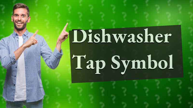 Dishwasher Tap Symbol