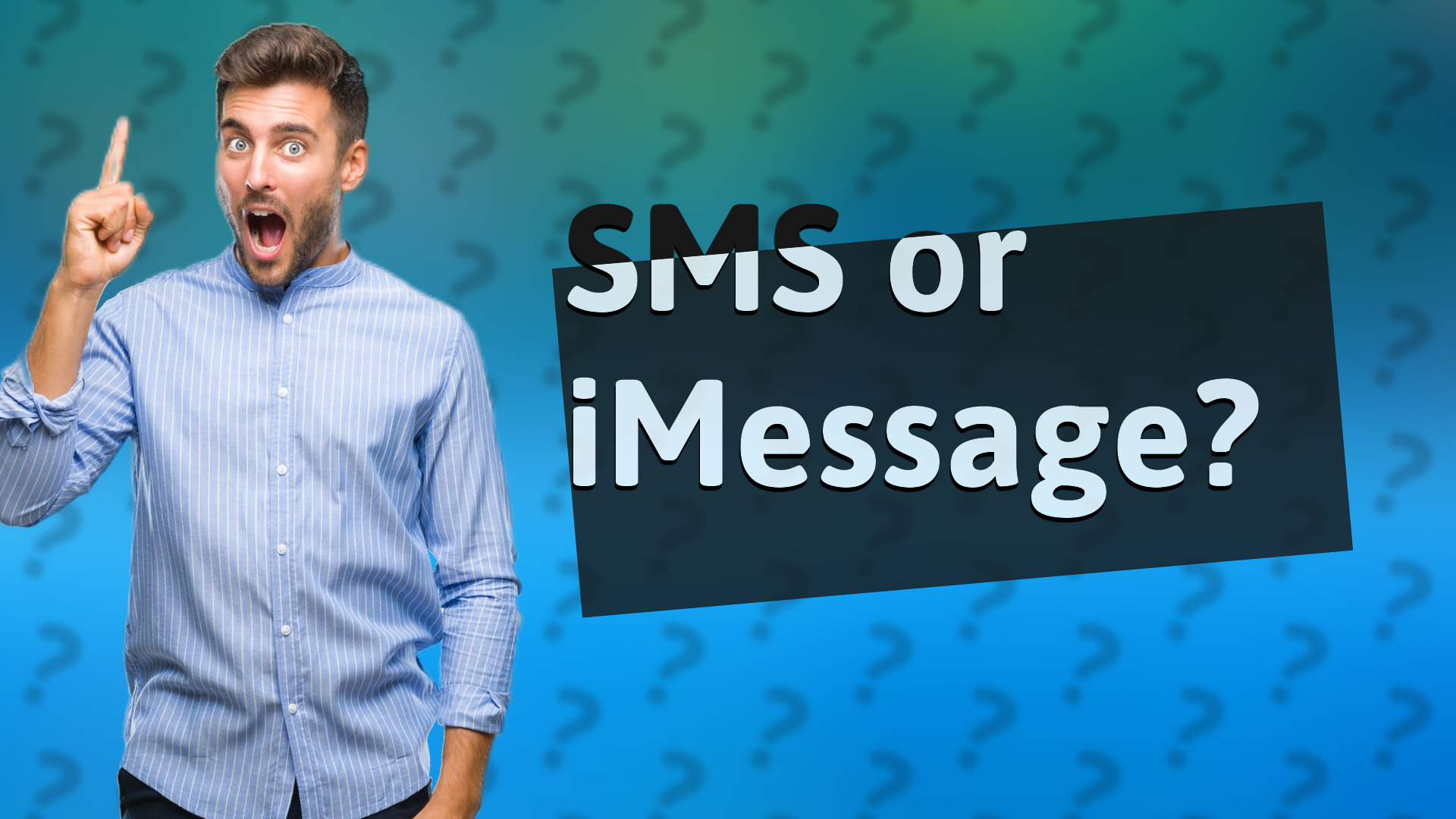 SMS or iMessage?