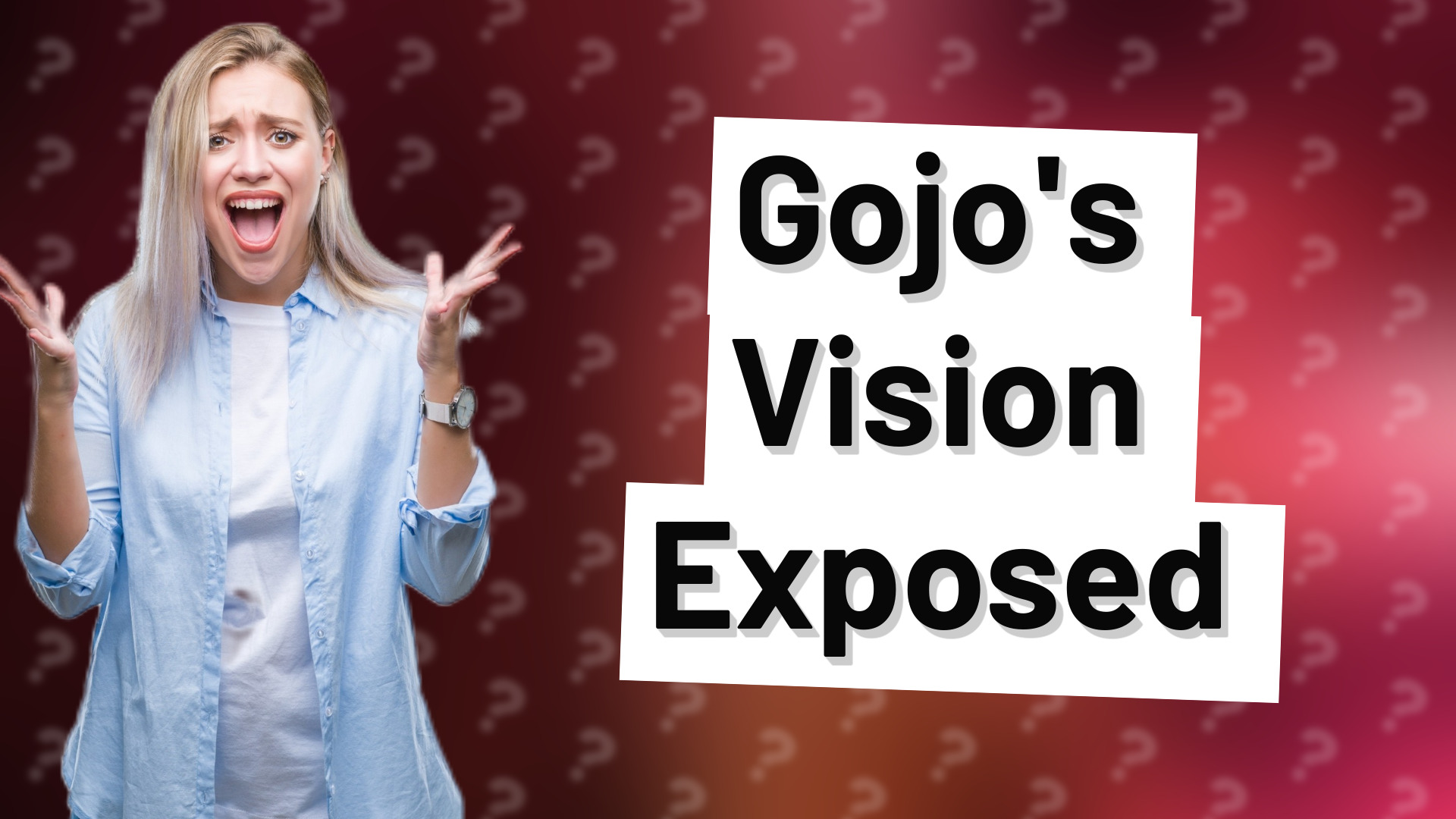 Gojo's Vision Exposed