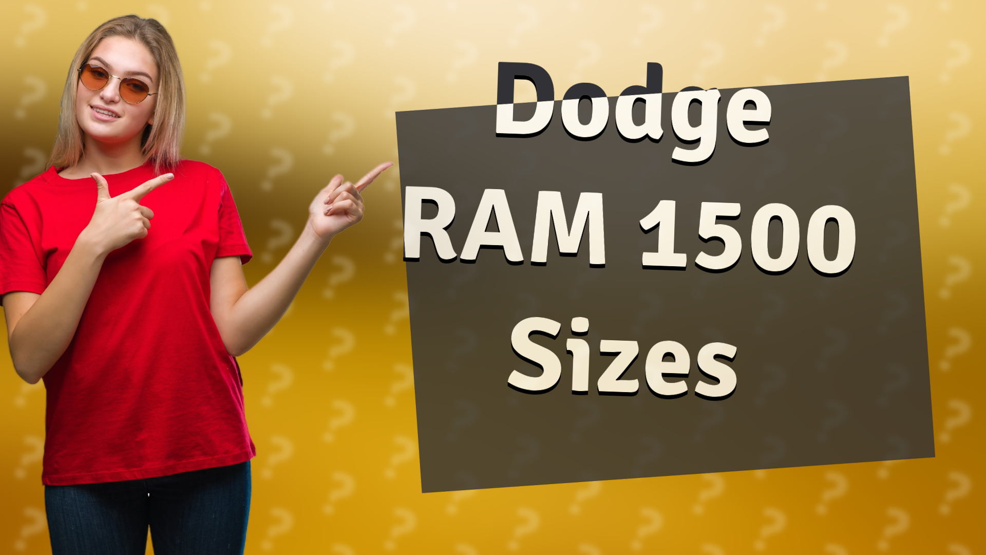 Dodge RAM 1500 Sizes