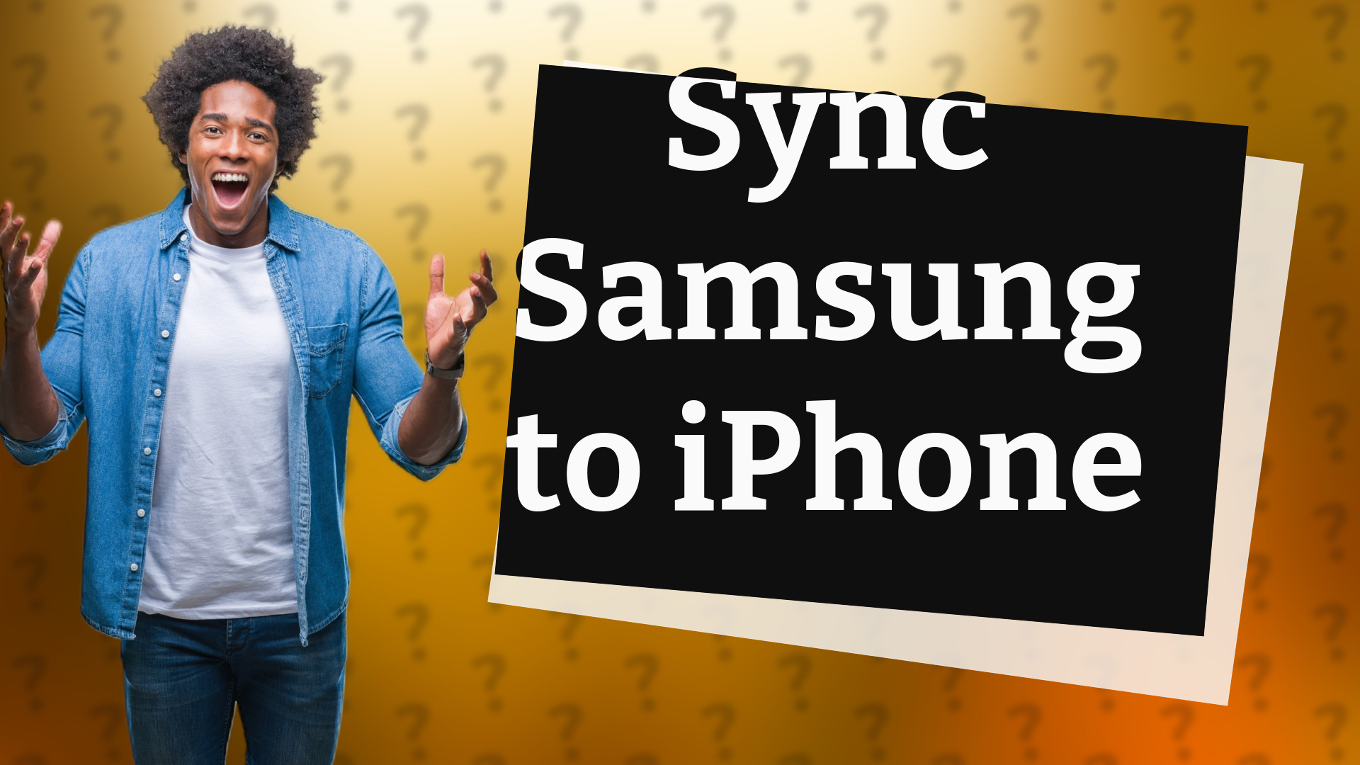 Sync Samsung to iPhone
