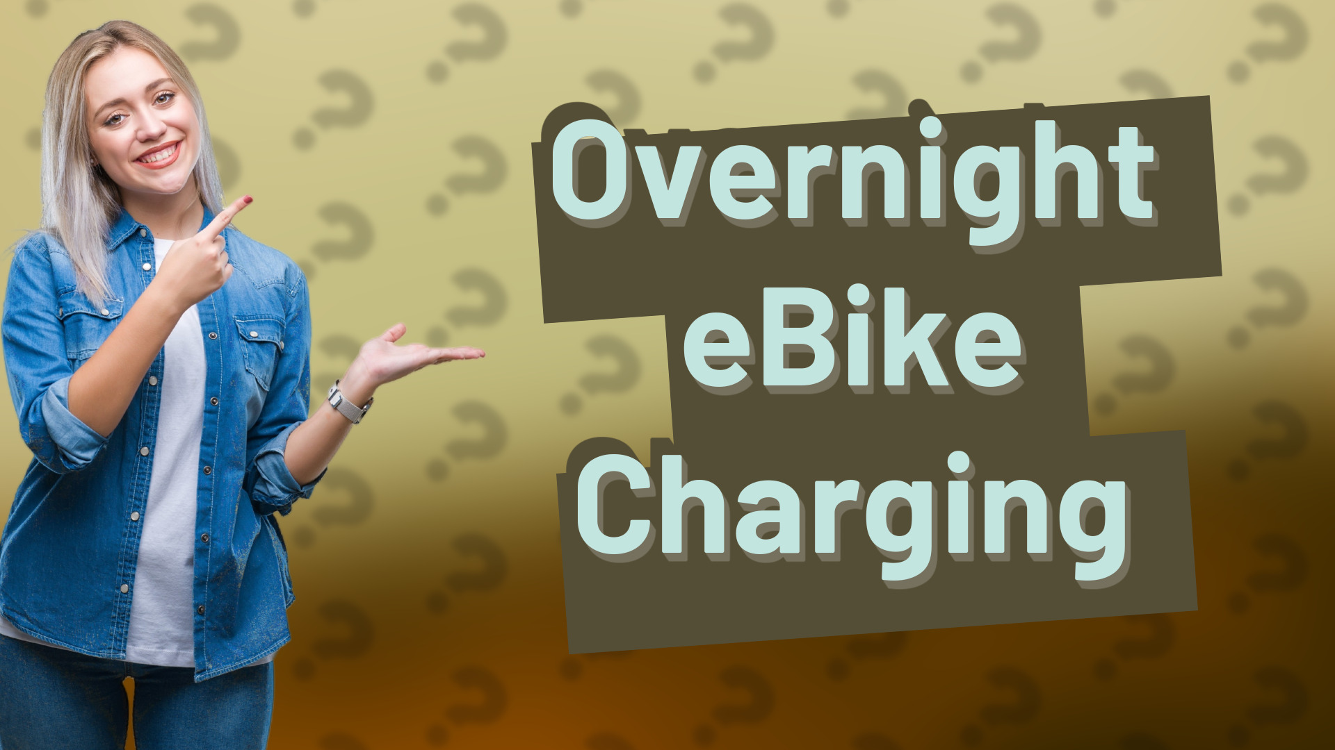 Overnight eBike Charging