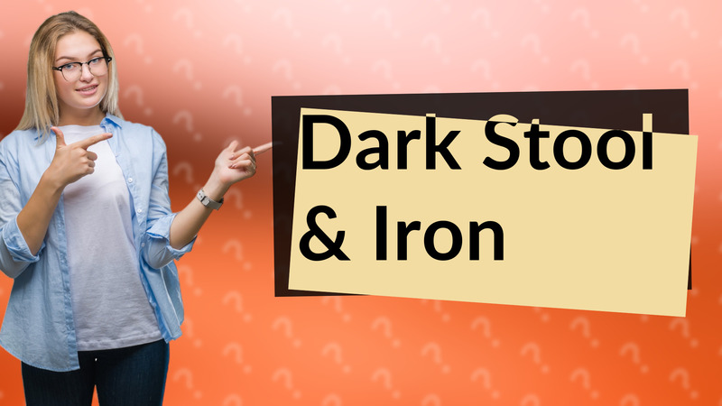 Dark Stool & Iron