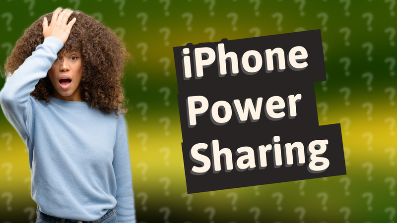iPhone Power Sharing