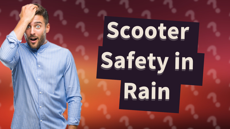 Scooter Safety in Rain