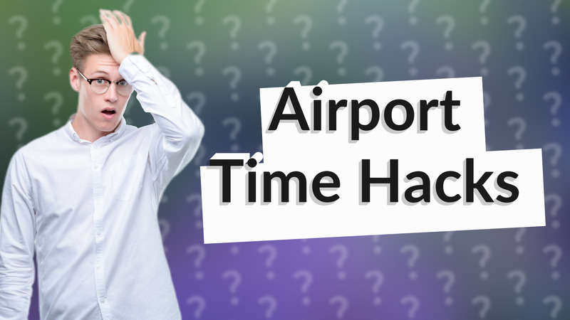 Airport Time Hacks