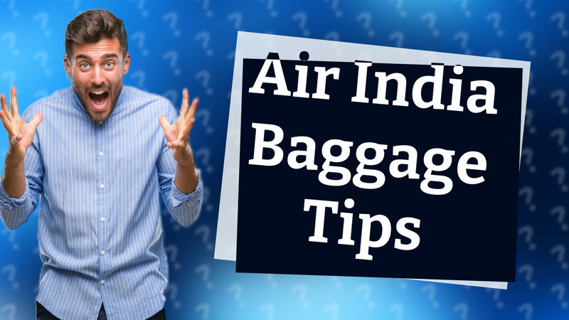 Air India Baggage Tips