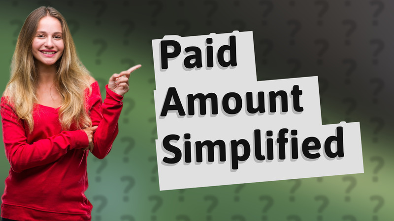 Paid Amount Simplified