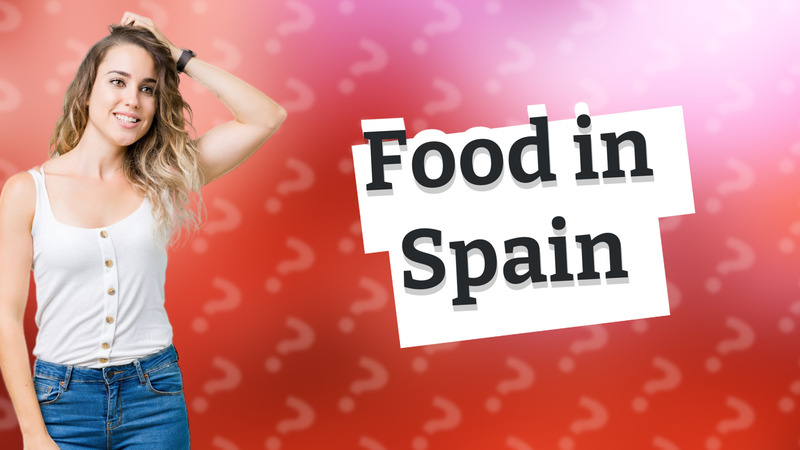 Food in Spain