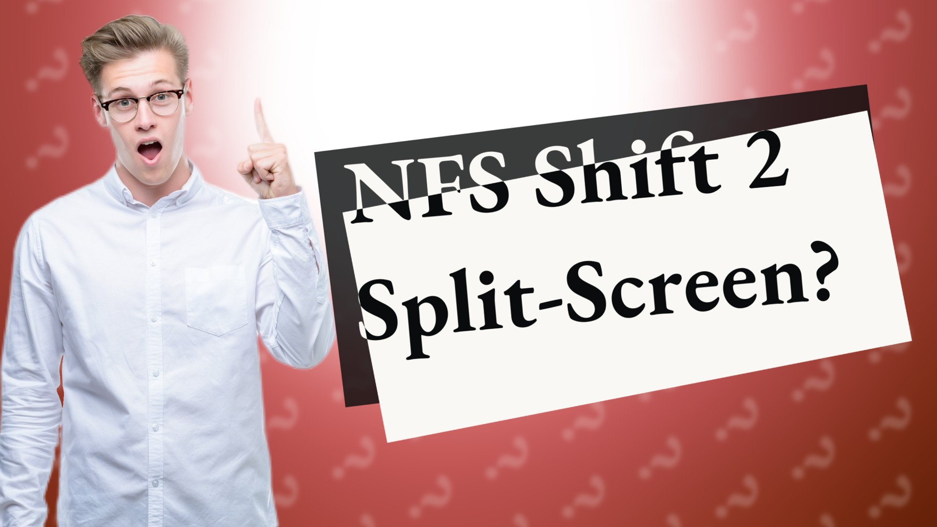 NFS Shift 2 Split-Screen?