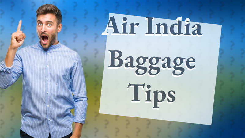 Air India Baggage Tips
