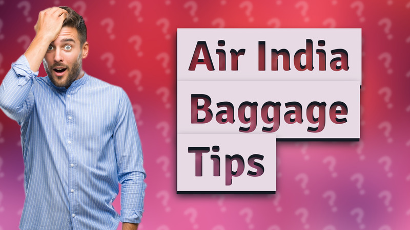 Air India Baggage Tips