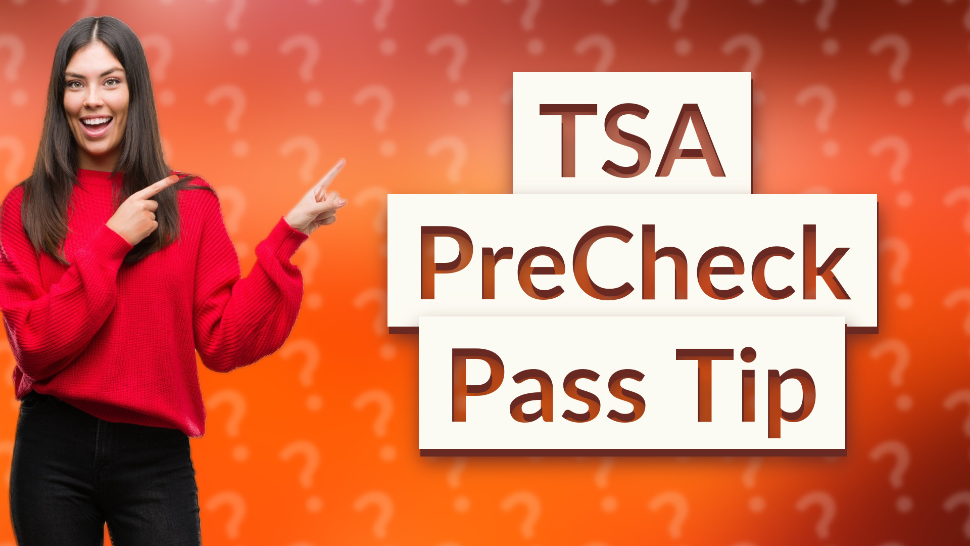 TSA PreCheck Pass Tip