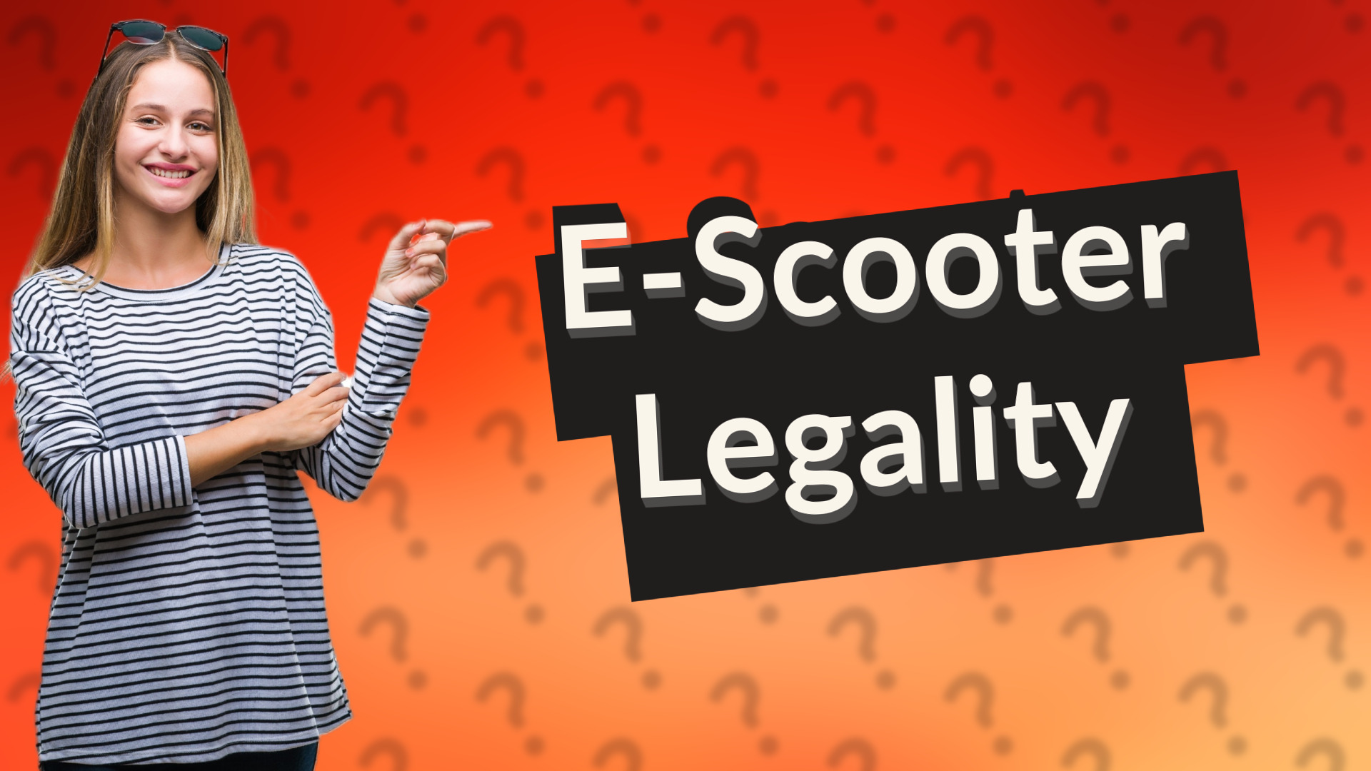 E-Scooter Legality