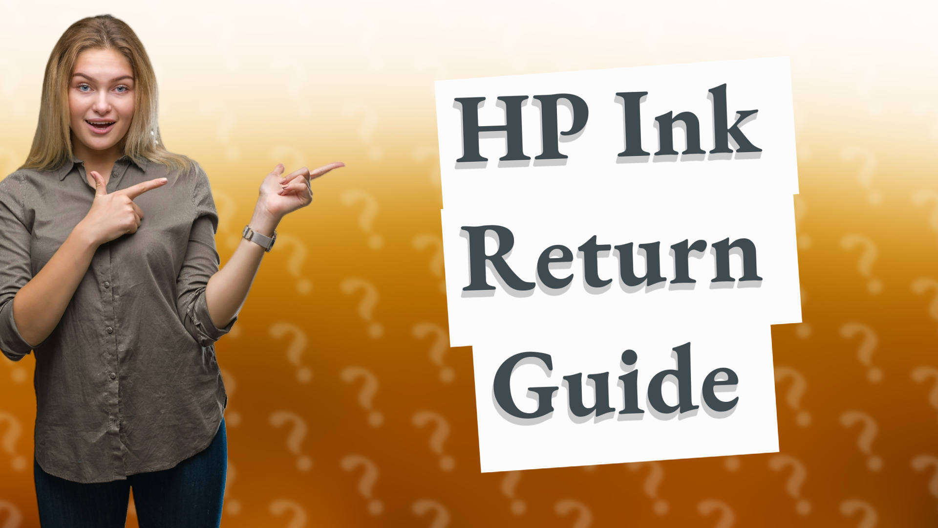 HP Ink Return Guide