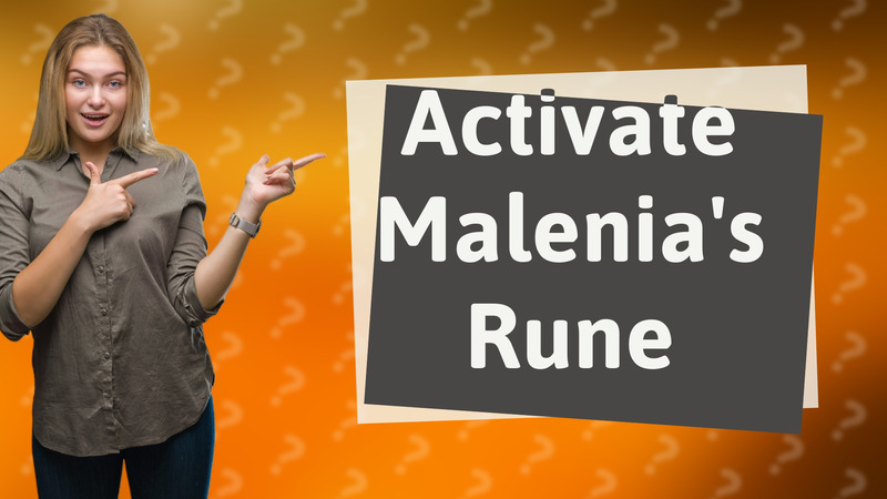 Activate Malenia's Rune