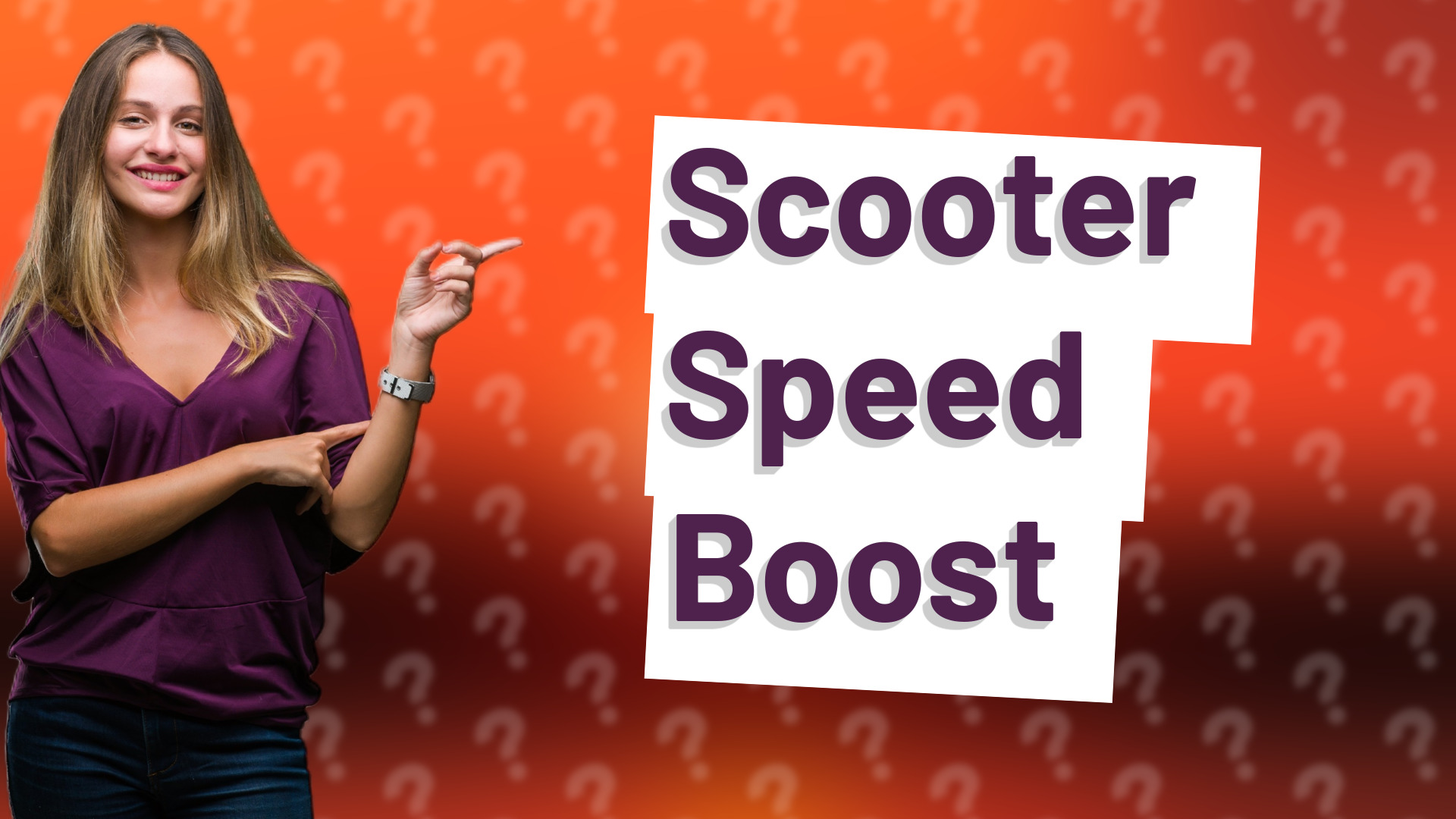 Scooter Speed Boost