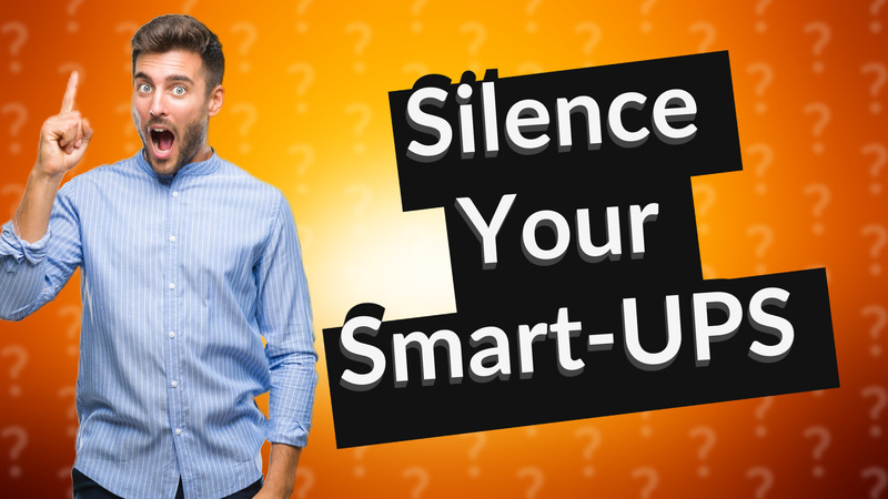 Silence Your Smart-UPS