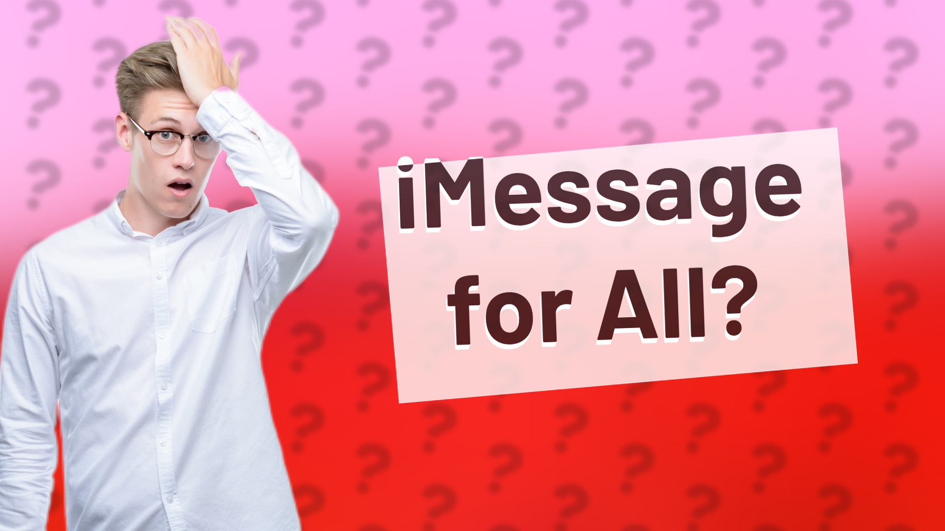 iMessage for All?