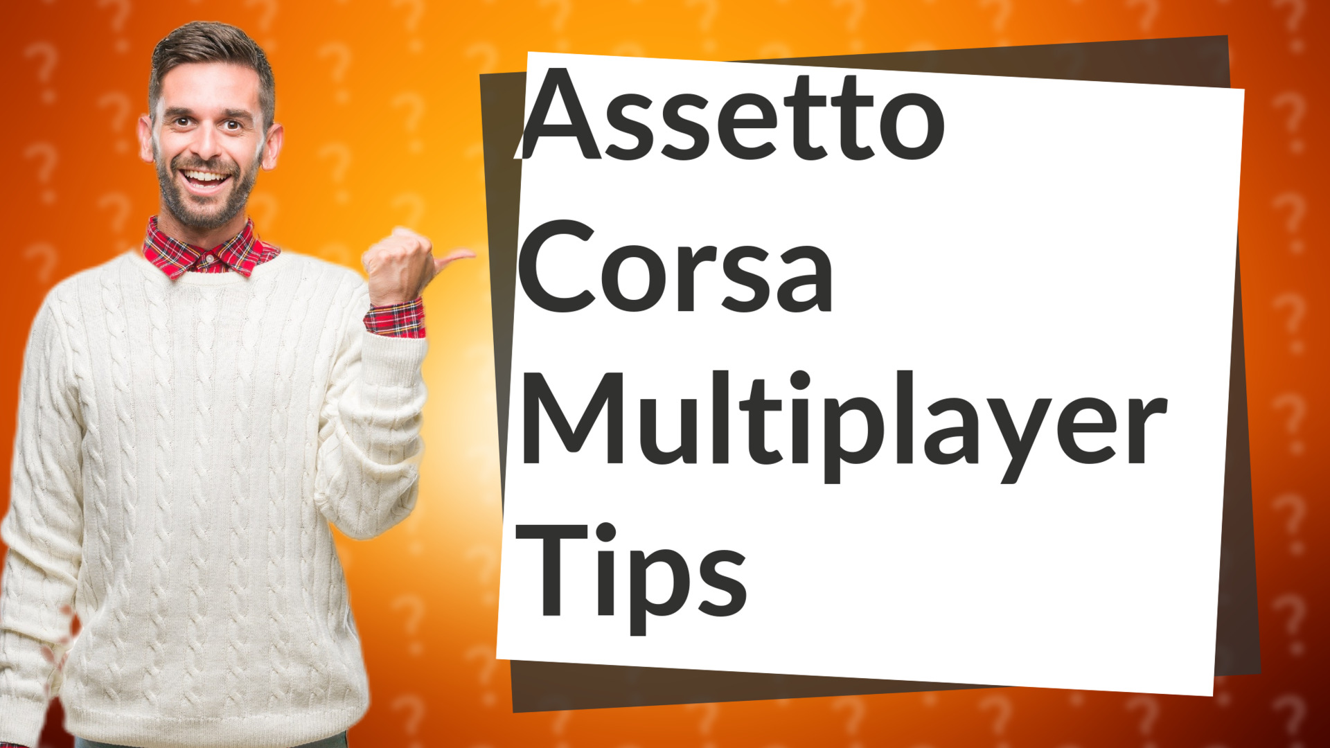 Assetto Corsa Multiplayer Tips