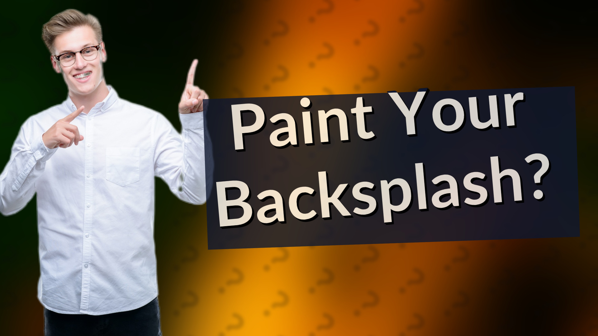 Paint Your Backsplash?