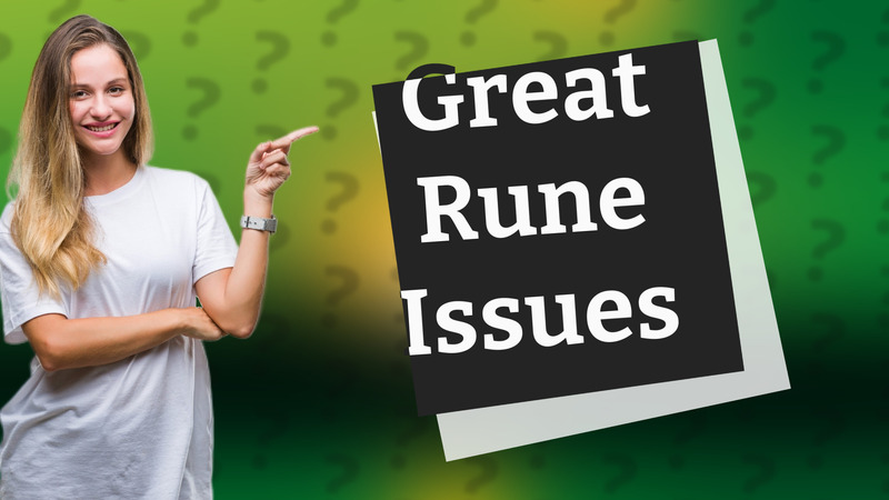 Great Rune Issues