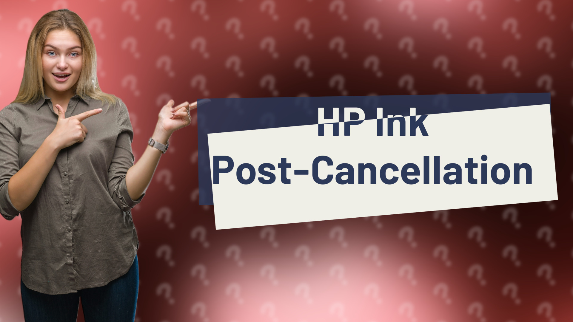 HP Ink Post-Cancellation