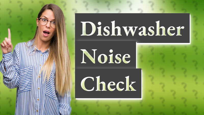 Dishwasher Noise Check