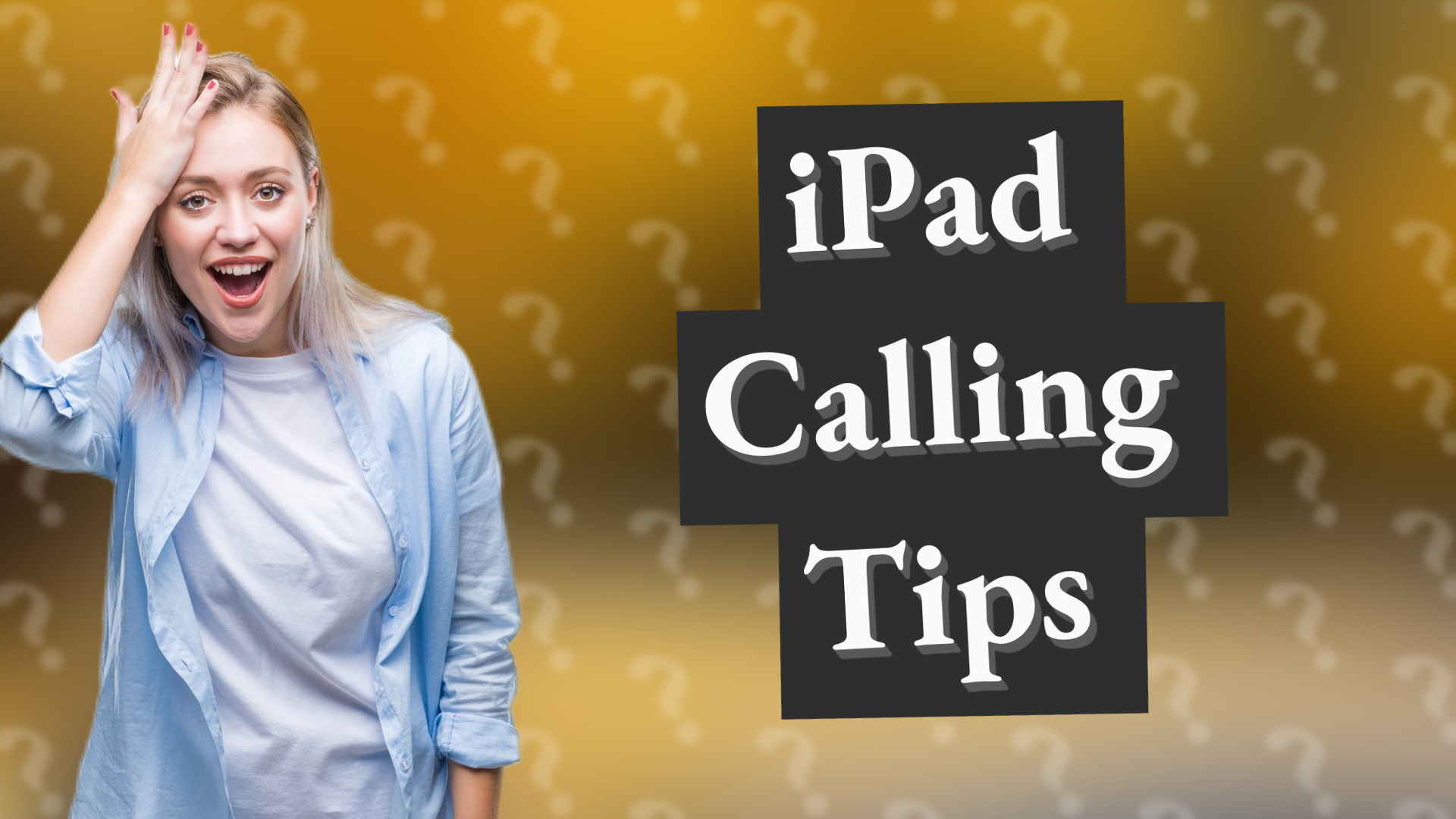 iPad Calling Tips