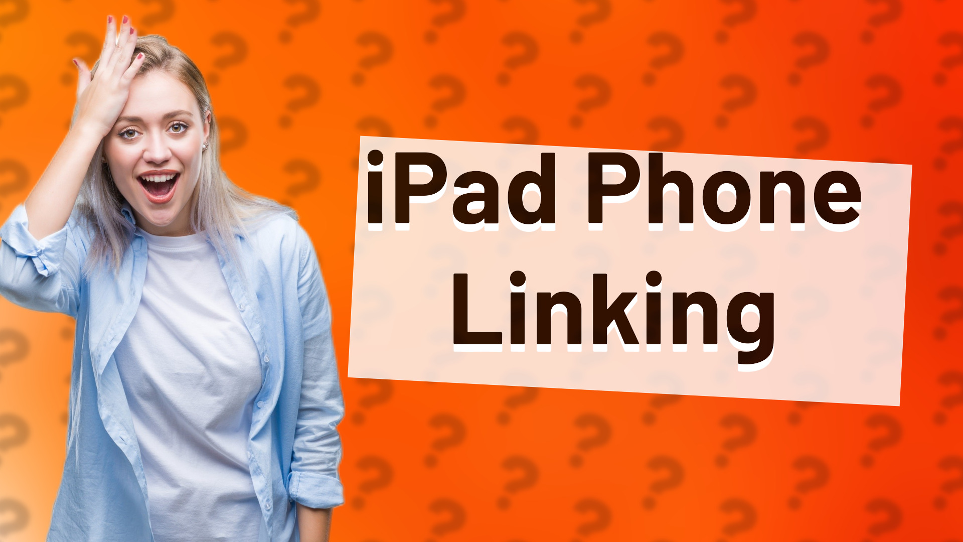 iPad Phone Linking