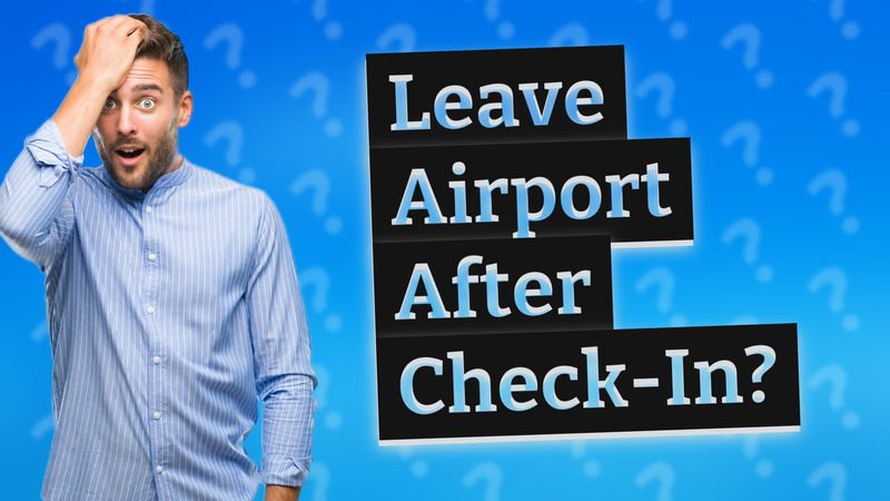 Leave Airport After Check-In?