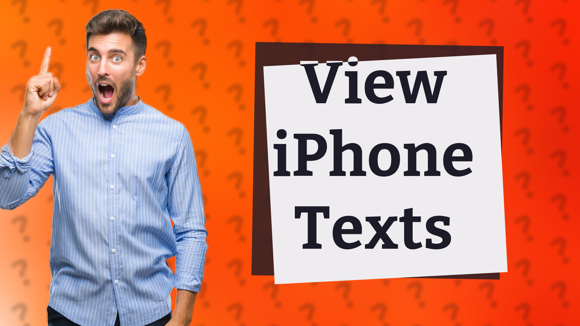 View iPhone Texts
