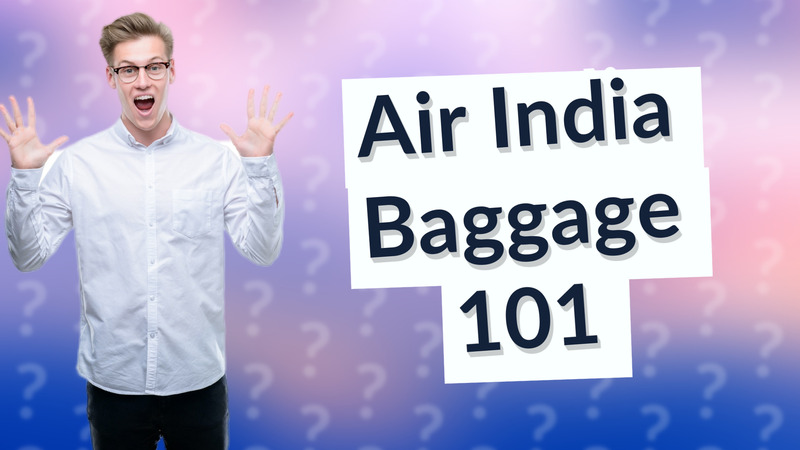 Air India Baggage 101