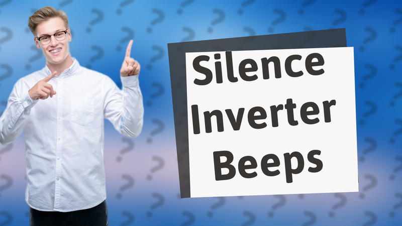 Silence Inverter Beeps