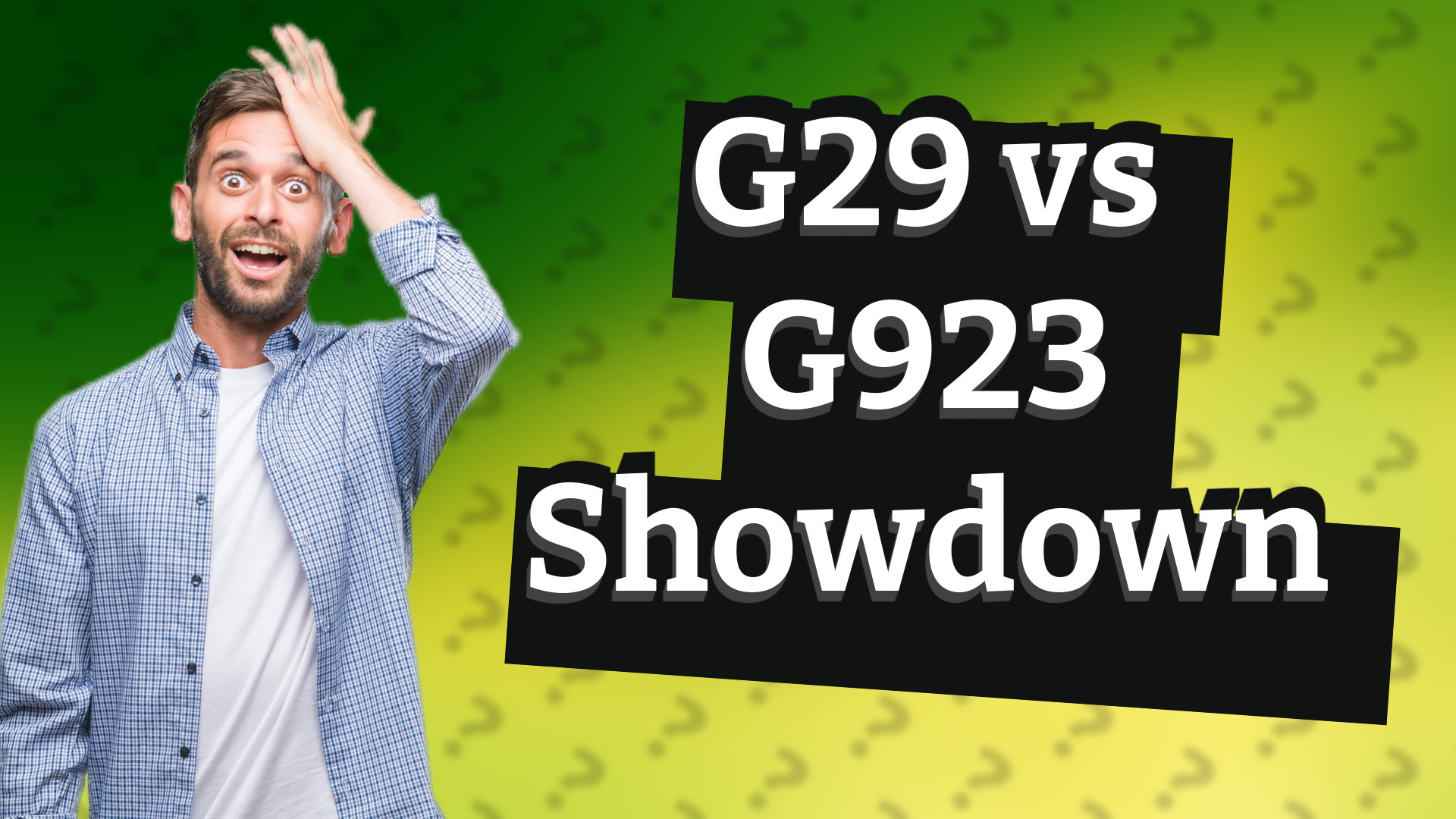 G29 vs G923 Showdown