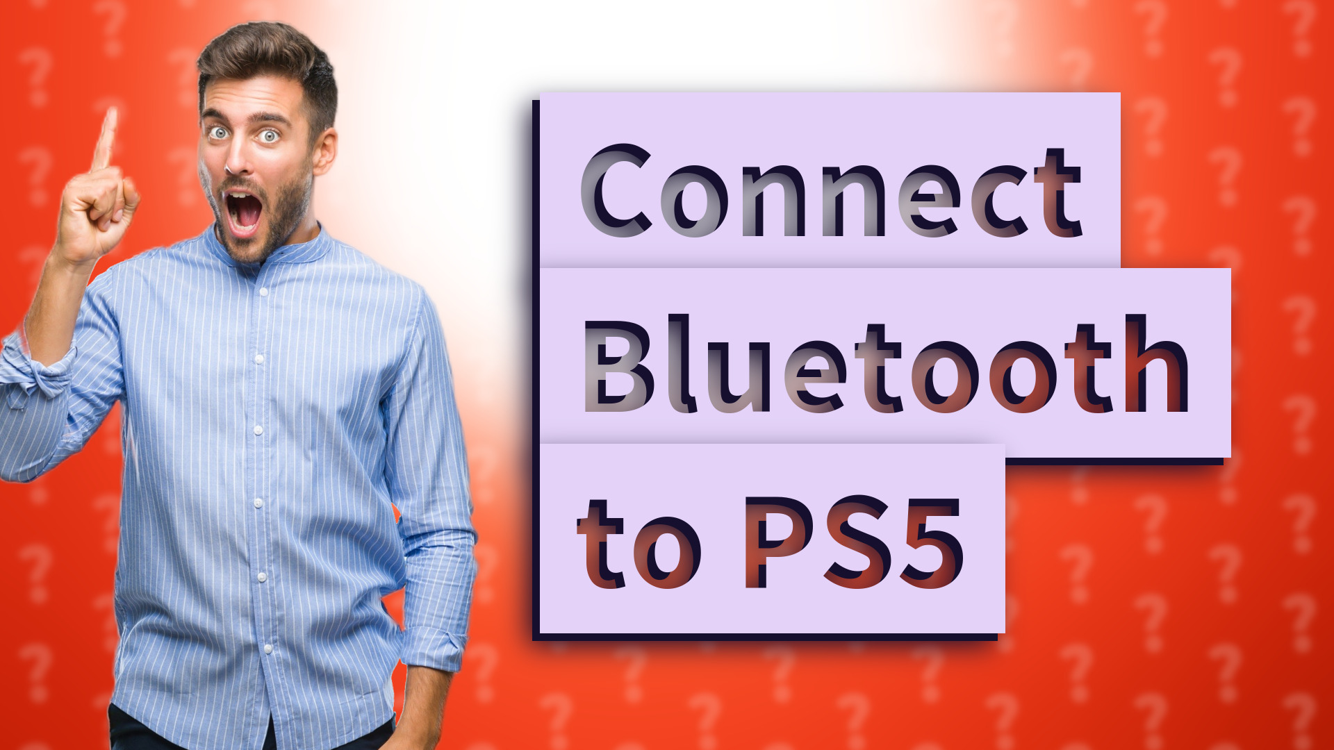 Connect Bluetooth to PS5