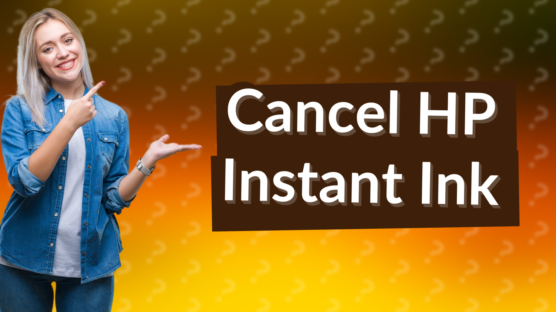 Cancel HP Instant Ink