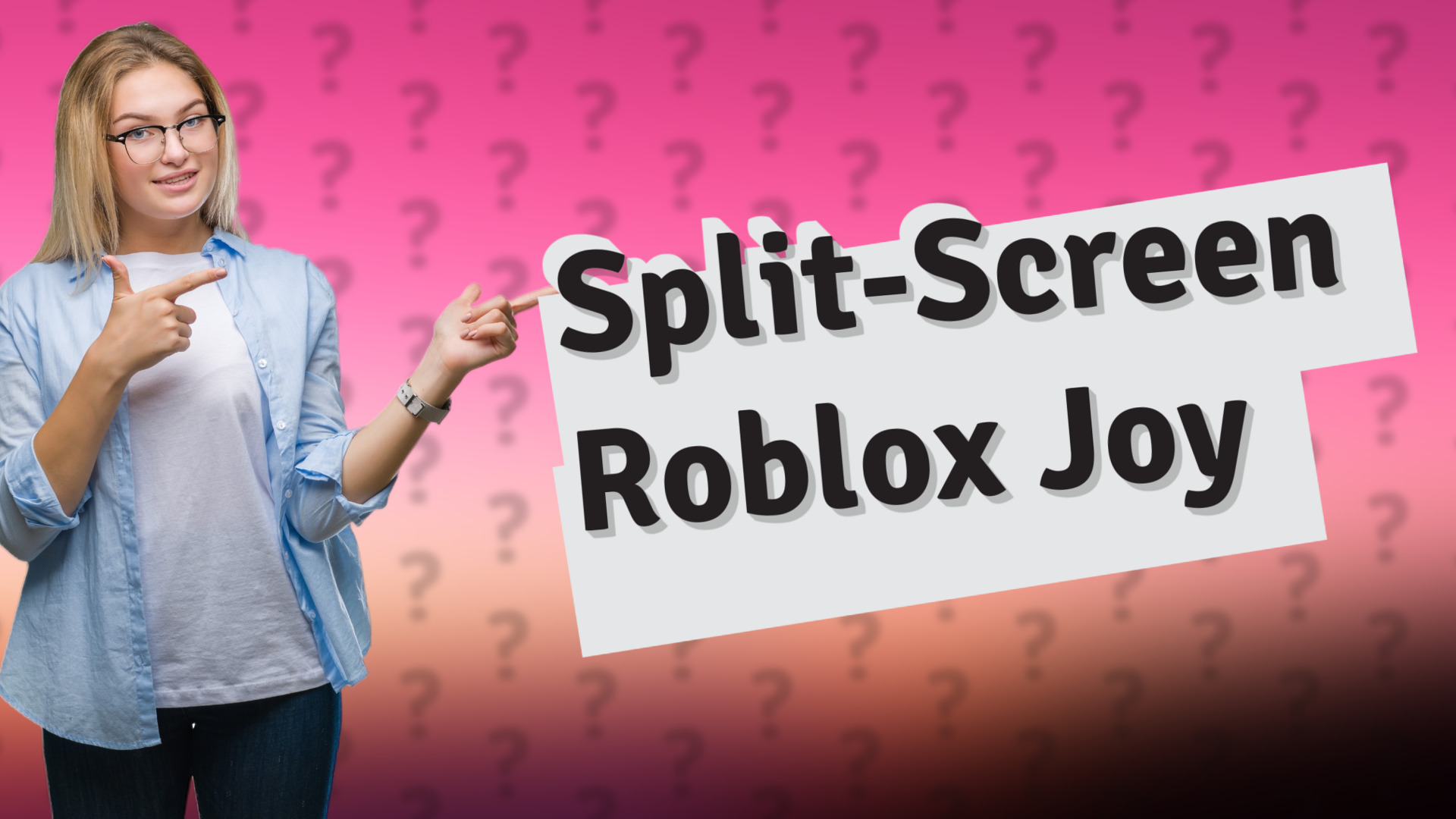 Split-Screen Roblox Joy