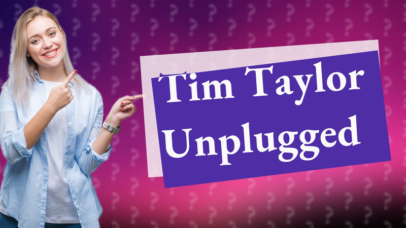 Tim Taylor Unplugged