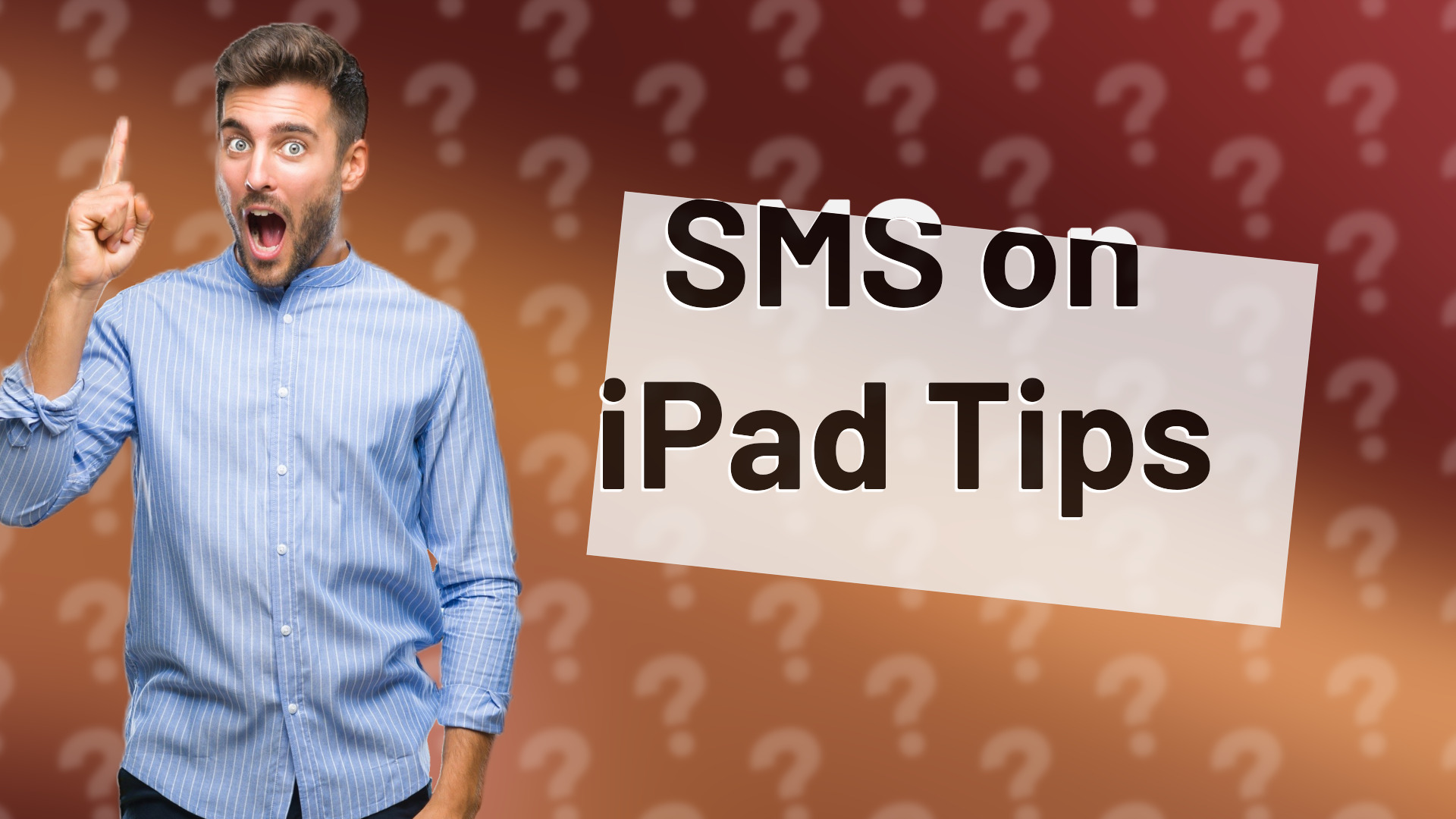 SMS on iPad Tips