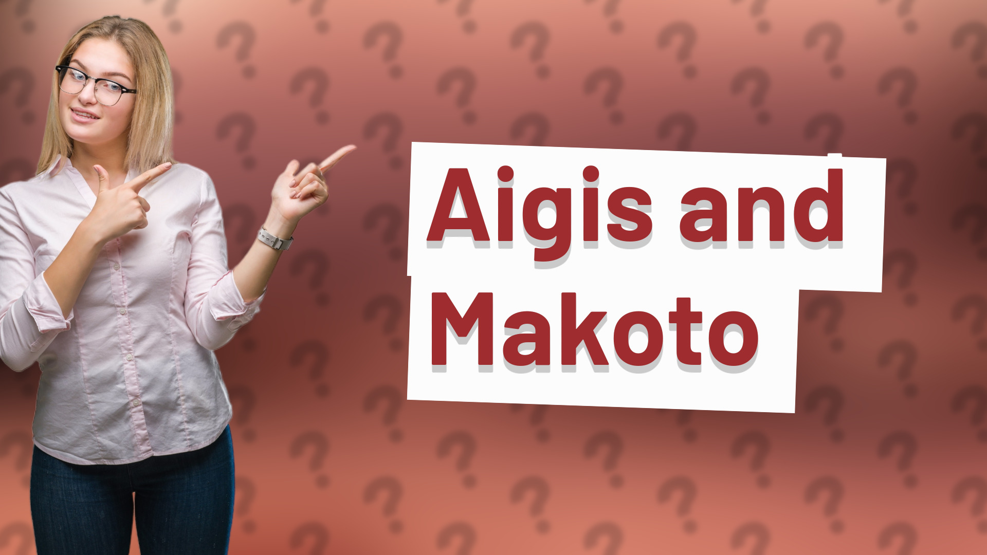 Aigis and Makoto