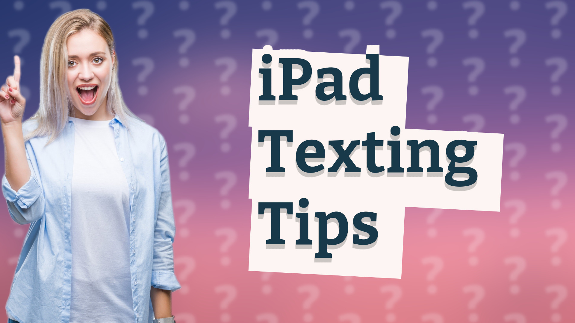 iPad Texting Tips