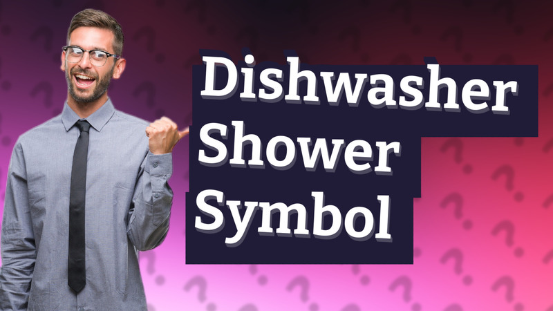 Dishwasher Shower Symbol