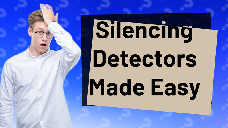 Silencing Detectors Made Easy